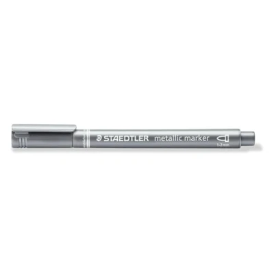 Afbeelding van Staedtler metallic marker zilver 10 st. 8323 81