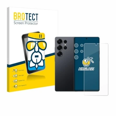Afbeelding van BROTECT Screenprotector voor Samsung Galaxy S25 Ultra (Voor+Camera) Folie Beschermfolie Beschermglas transparant