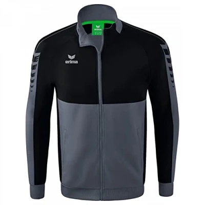 Afbeelding van Erima uniseks volwassene Slijtvast Six Wings worker jack (1032229), slate grey/zwart, XXL
