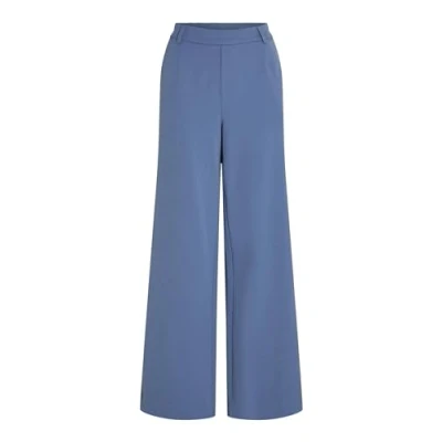 Afbeelding van VILA RONE HW Widenoos Broek, Dames, Maat: 40, Coronet blue