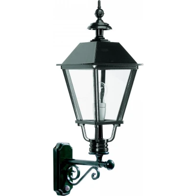 Afbeelding van KS Verlichting BuitenlampPreston met bewegingsmelder zwart 1185