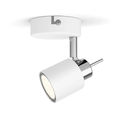 Afbeelding van Philips Meranti Opbouwspot GU10 1x Wit