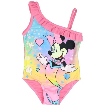 Afbeelding van Disney Minnie Mouse Badpak Lichtroze Zeemeermin Maat 110/116