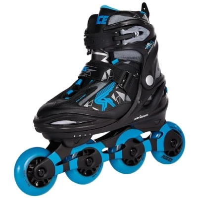Afbeelding van Inline skate Roces Moody Boy TIF Zwart Blauw Schoenmaat 36 40