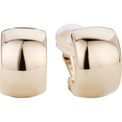 Afbeelding van Traveller Clip Oorbellen Oorclips Dames Goudkleurig Glanzend Halve oorringen 18 mm 138009