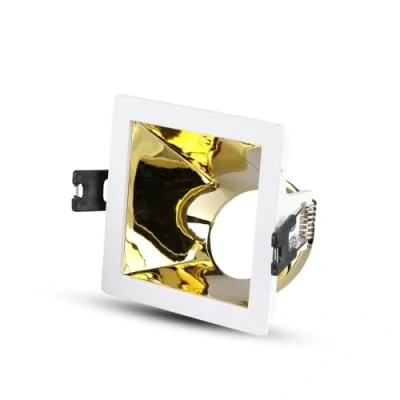 Afbeelding van V tac Inbouwspot Vt 875 8,5 Cm Gu10 Ip20 Aluminium Wit/goud