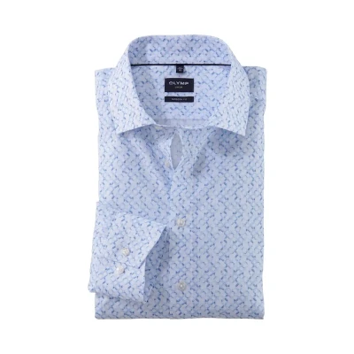Afbeelding van OLYMP Overhemd Luxor Modern Fit Bleu / ice blue 38