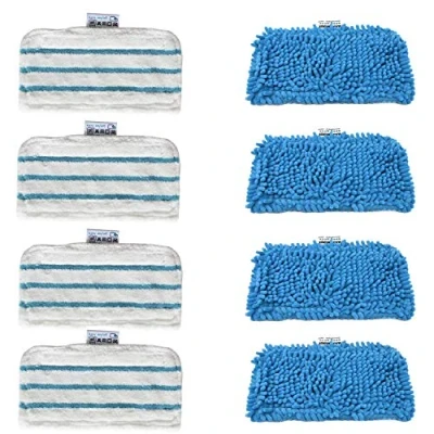 Afbeelding van Zealing 4 microvezel doek + reinigingsdoek Vervangende Cleaning Pad voor Black &amp; Decker Steam Mop FSMH1321, FSM1605, FSMH13151SM, Part# FSMP20