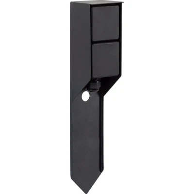 Afbeelding van KS Verlichting Buitenstopcontact Double Spike tuinstopcontact zwart