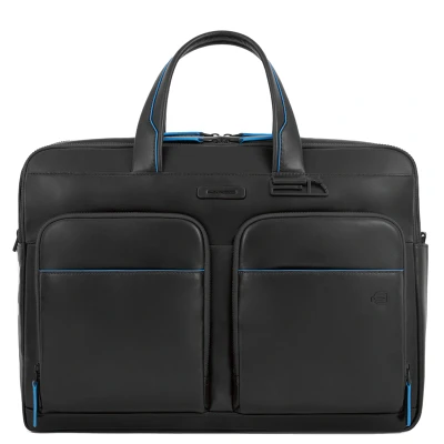 Afbeelding van Piquadro Laptopbag black Laptoptas