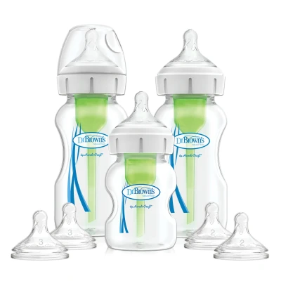 Afbeelding van Dr Brown&#039;s Options+ Anti colic Brede Hals Starterset WB03606 INTLX +