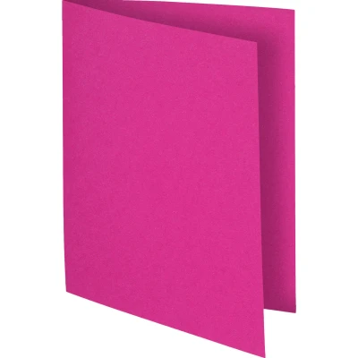 Afbeelding van Vouwmap Exacompta Flash A4 80gr fuchsia 100 Stuks per 10