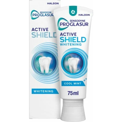 Afbeelding van 3x Sensodyne ProGlasur Tandpasta Active Shield Whitening 75 ml