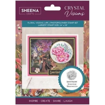 Afbeelding van Sheena Douglass Crystal Visions Clearstamp Floral