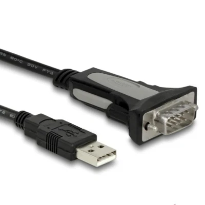 Afbeelding van Delock Adapter USB 2.0 Typ A zu 1 x Seriell RS 232 DB9 4 m