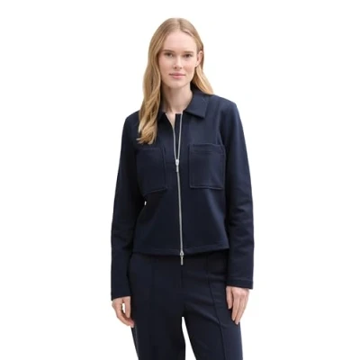 Afbeelding van TOM Tailor Lichte jas, Dames, Maat: XXL, Sky captain blue