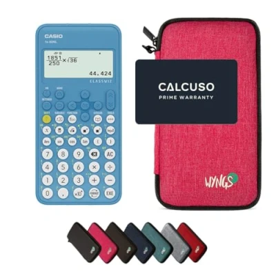 Afbeelding van CALCUSO Basispakket roze met rekenmachine Casio FX 82NL