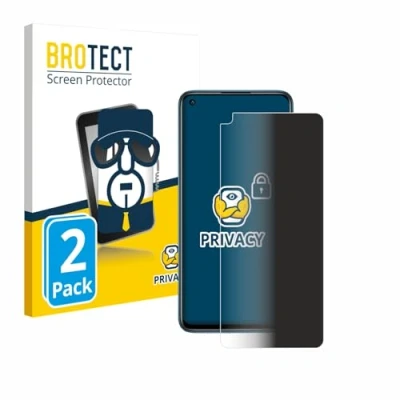 Afbeelding van BROTECT privacy screenprotector voor Xiaomi Redmi Note 9 Folie Beschermfolie Blauwlichtfilter (2 Stuks)