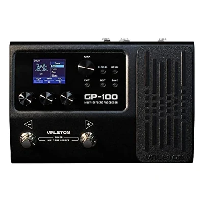 Afbeelding van Valeton Gitaar Pedaal Multi Effecten Processor met Expressie Basversterker Modellering IR Kasten Simulatie Taal Stereo OTG USB Audio Interface GP 100