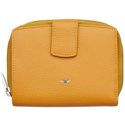 Afbeelding van Golden Head Madrid RFID Protect Billfold Coin Wallet Gamboge