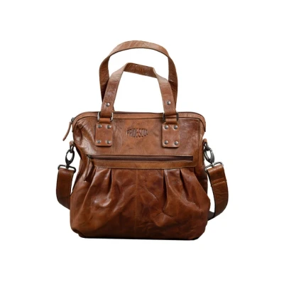 Afbeelding van Juscha Ju 47605 Damestas Pride And Soul Holly. Cognac Leer.
