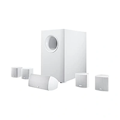 Afbeelding van Canton Movie 95 5.1 Surround Systeem Subwoofer met Satelliet Luidsprekers Wit