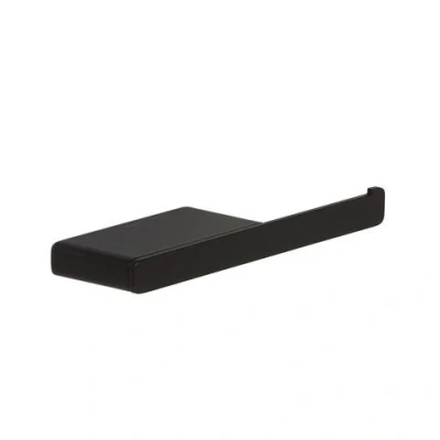 Afbeelding van Geesa shift closetrolhouder met planchet zwart 919924 06