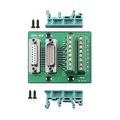 Afbeelding van SIENOC D SUB DB15 Mannelijk Mannelijk/Vrouwelijk Header Breakout Board Terminal Strip M/F (DB15 MG6 Adapter)