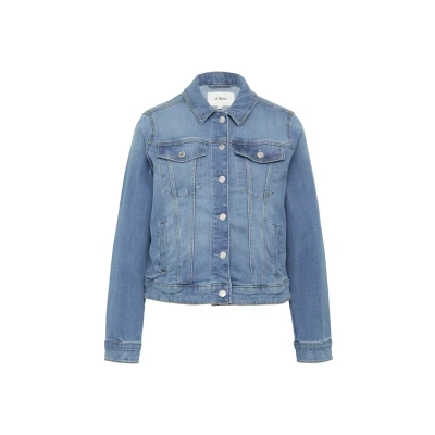 Afbeelding van s.Oliver À Poches Spijkerjas, Dames, Maat: 38, Blau