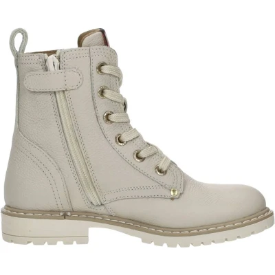 Afbeelding van Develab Veter Veterboots voor kinderen, Maat: 27, Beige Leer