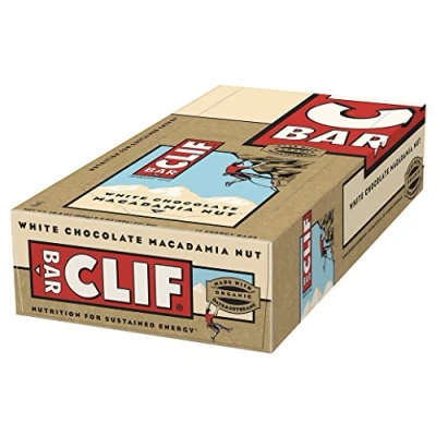 Afbeelding van Lot barres Clif Bar au chocolat blanc et noix de macamadia (x12)