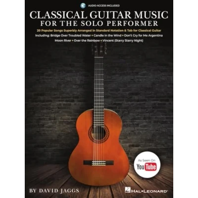 Afbeelding van Classical Guitar Music for the Solo Performer: 20 Popular Songs Superbly Arranged in Standard Notation and Tab