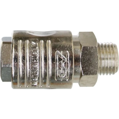 Afbeelding van CriKo universele snelkoppeling voor compressor Euro en Orionkoppeling 1/4&quot; buitendraad Max 16 bar