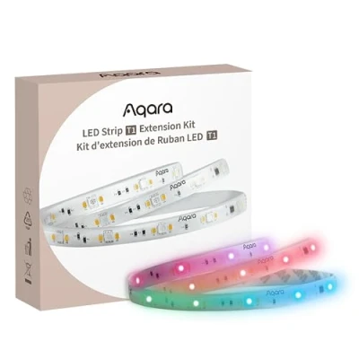 Afbeelding van Aqara LED Strip T1 uitbreiding, vereist (apart verkrijgbaar), 1M RGB + IC lichtuitbreiding met 16 miljoen kleuren/Afstembaar wit/gradiënteffecten (1 pakket, 1M)