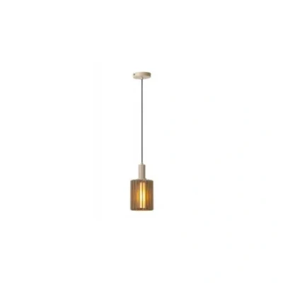 Afbeelding van Lucide LAMBRES Hanglamp Ø 15 cm 1xE27 Taupe