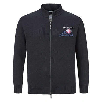 Afbeelding van Jan Vanderstorm vest OLAV Plus Size donkerblauw