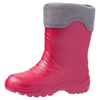 Afbeelding van Ladeheid Regenlaarzen voor kinderen, Maat: 26 27, Fuchsia/grey Kunststof