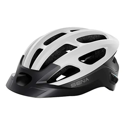 Afbeelding van Sena R1 EVO Smart Cycling helm mat wit maat S