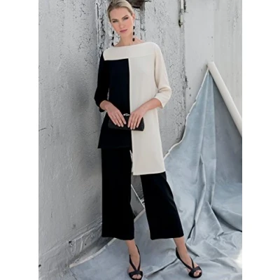 Afbeelding van VOGUE PATTERNS 1581 E5, Misses tuniek en broek, maten 14 22, TISSUE, veelkleurig, 20 x 0,5 25 cm