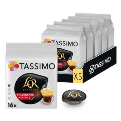 Afbeelding van Tassimo Café Espresso Splendente L&#039;OR, 80 stuks