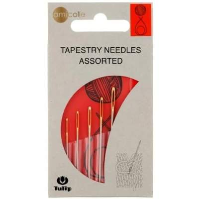 Afbeelding van Tulip Borduurnaalden stompe punt assortiment dun 5st