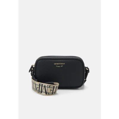 Afbeelding van Emporio Armani Camera BAG Schoudertas nero/silvercoloured, Dames, Maat: One Size, Nero/silver coloured