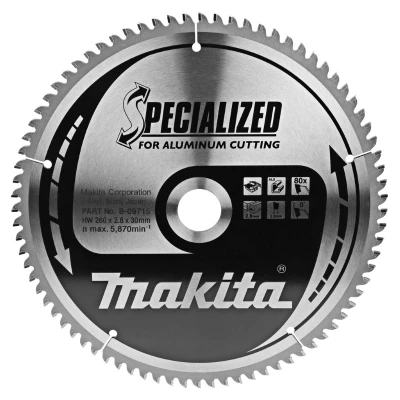 Afbeelding van Makita B 09715 Tafelzaagblad aluminium 260x30x2,2mm