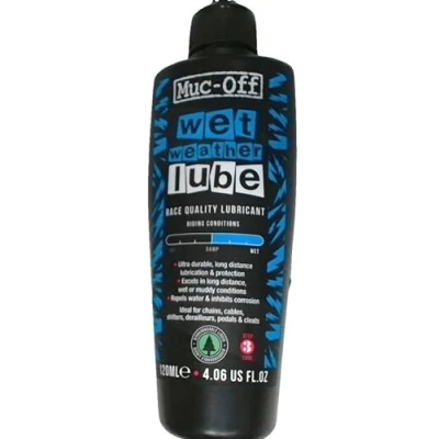 Afbeelding van Muc Off Wet Chain Lube, 120ml Bike Oil, Wax for Weather Conditions Biodegradable Lubricant and Bicycle Oil