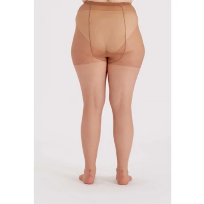 Afbeelding van Pretty Polly Panty Curves Grote Maat Plus Size Ladder Resist 3 paar Voordeelverpakking 15 Denier 4XL 66/72 Sherry