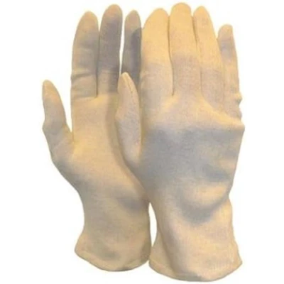 Afbeelding van Interlock handschoen, herenmaat (200 grams) écru 12 paar maat XL/10