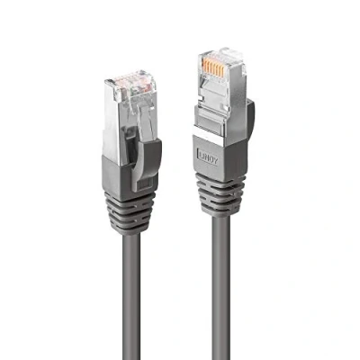 Afbeelding van Lindy 47217 &quot;CROMO&quot; S/FTP Cat6 kabel antraciet 10m grijs