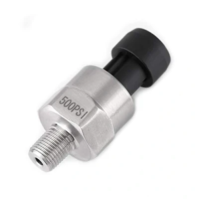 Afbeelding van Fydun 1/8 NPT 5 V oliedruksensor 500 PSI luchtdrukomvormer roestvrij staal voor water, olie, brandstof, , gas (500 psi)