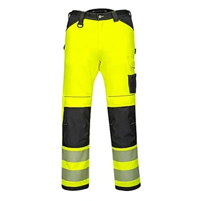 Afbeelding van PW340 PW3 Hi Vis Broek Geel/zwart Maat 44 + gratis kniestukken