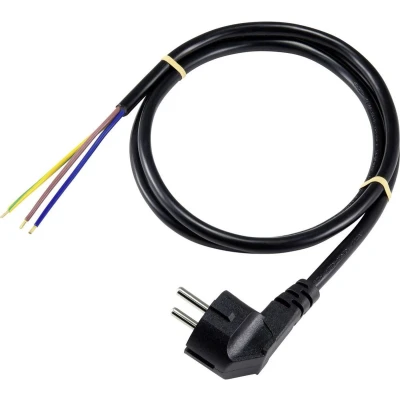 Afbeelding van Sygonix SY 5043472 Stroom Aansluitkabel Zwart 1.50 m